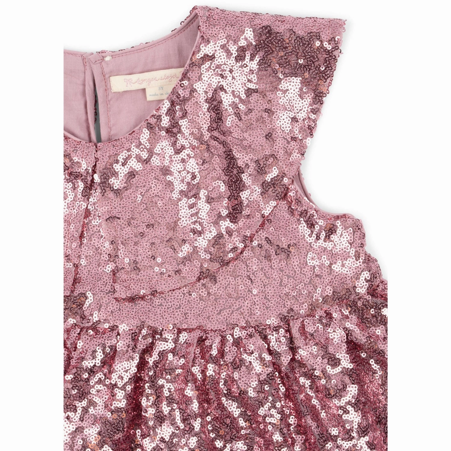 Comfortable fit dress Polished Mood Konges Sl?jd Blush Starla Sequin Dress