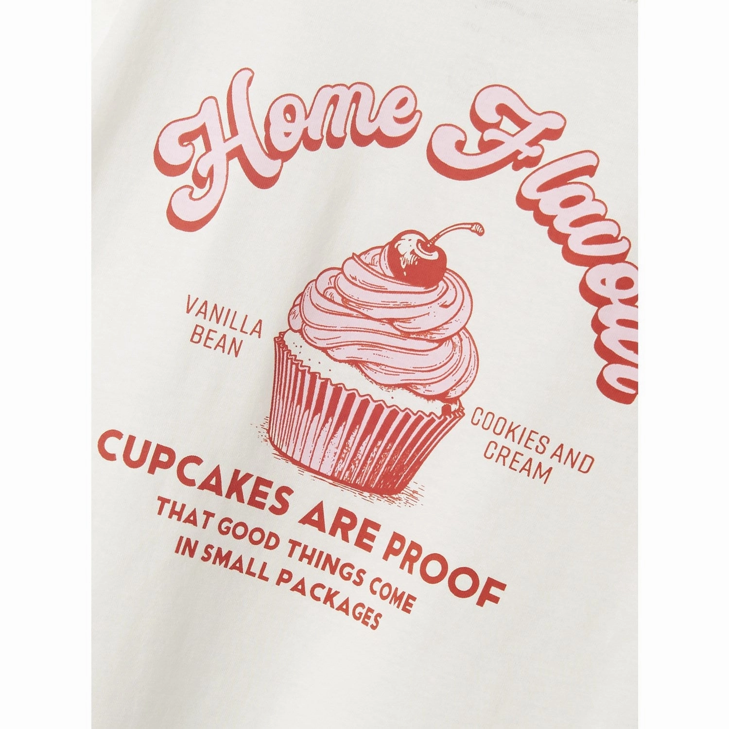 Name It Cloud Dancer Red Alert Nkfneata Ss Nreg Top Camping attire