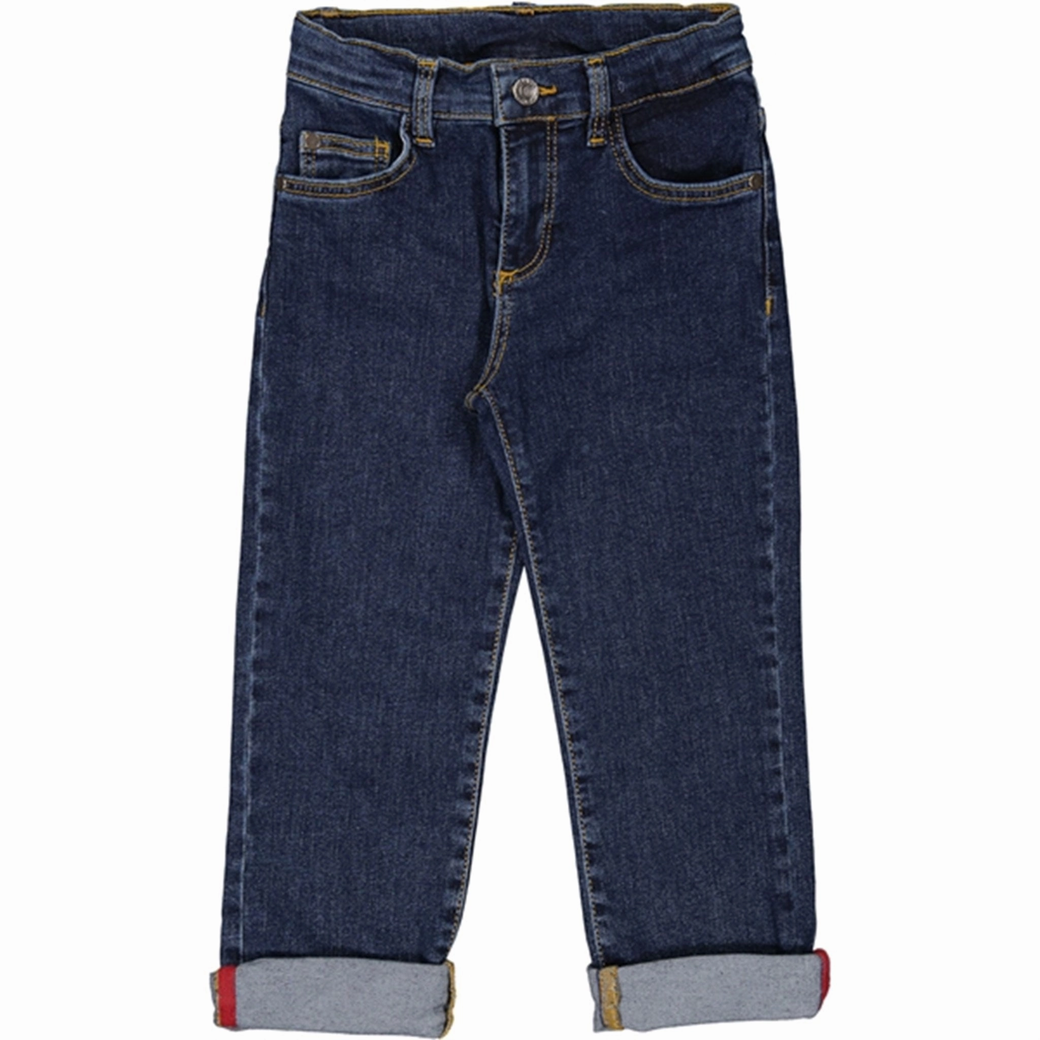 MarMar Dark Indigo Pallas N Jeans Simple Aesthetic Barrel Leg Construction