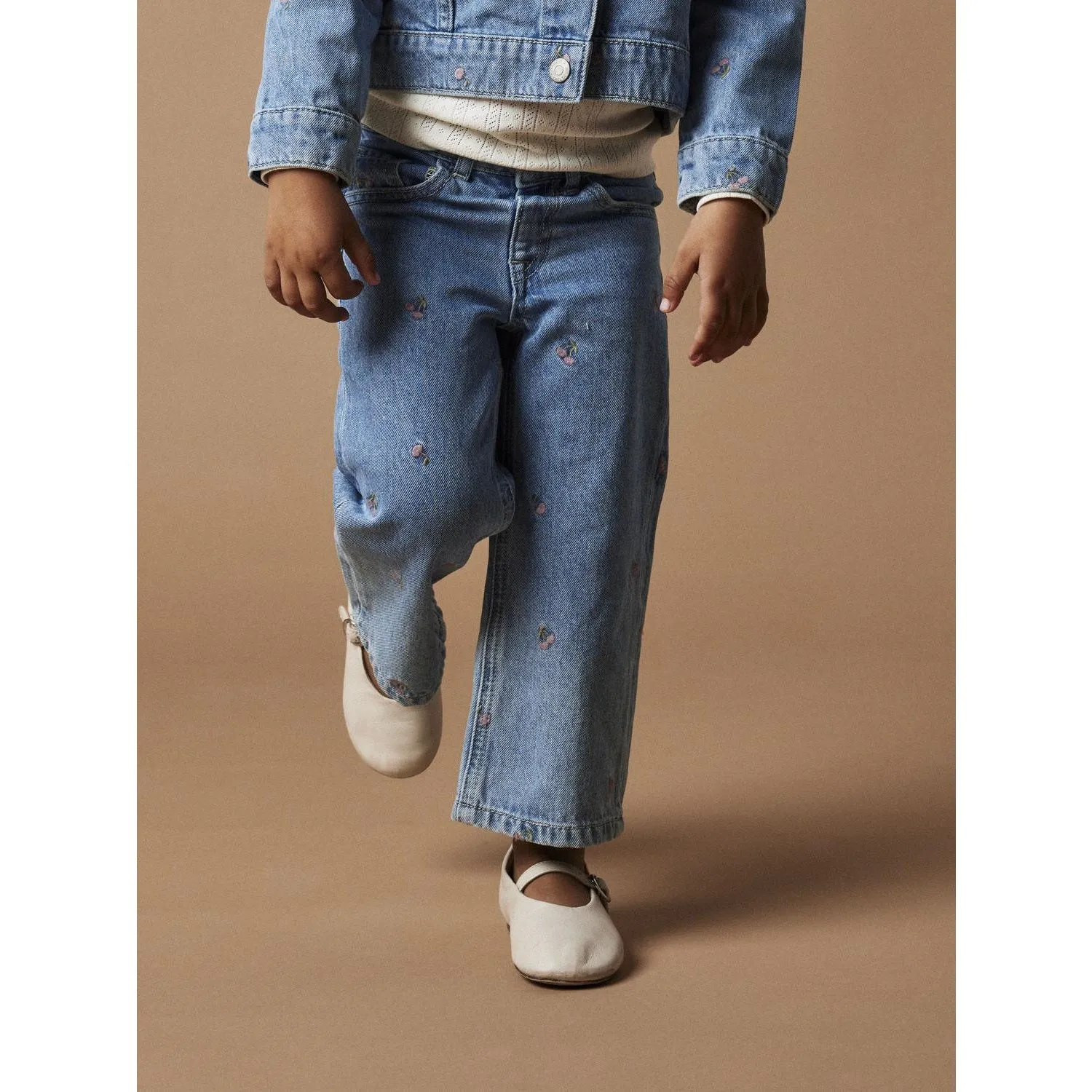 Name It Light Blue Denim Rose Wide Jeans Clean Lines