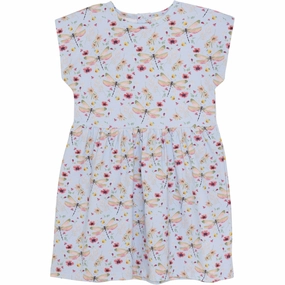 Minymo Skyway Dress AOP Festive Wear Cozy Look