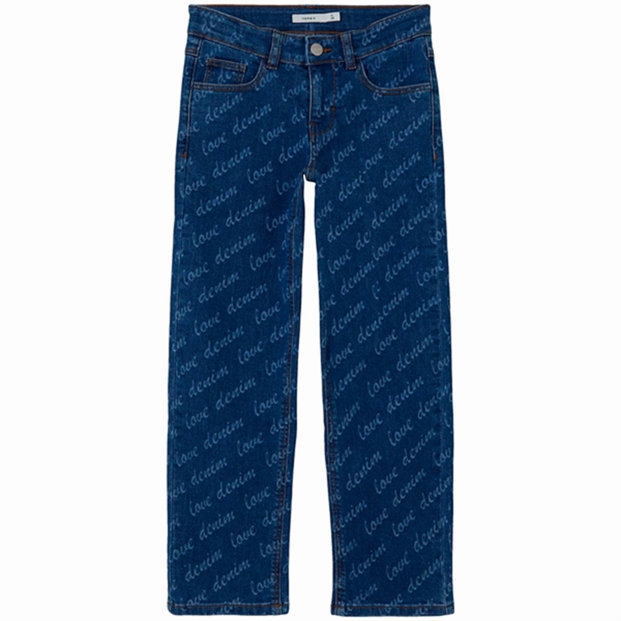 Relaxed Basics Name it Dark Blue Denim Rose Straight Jeans