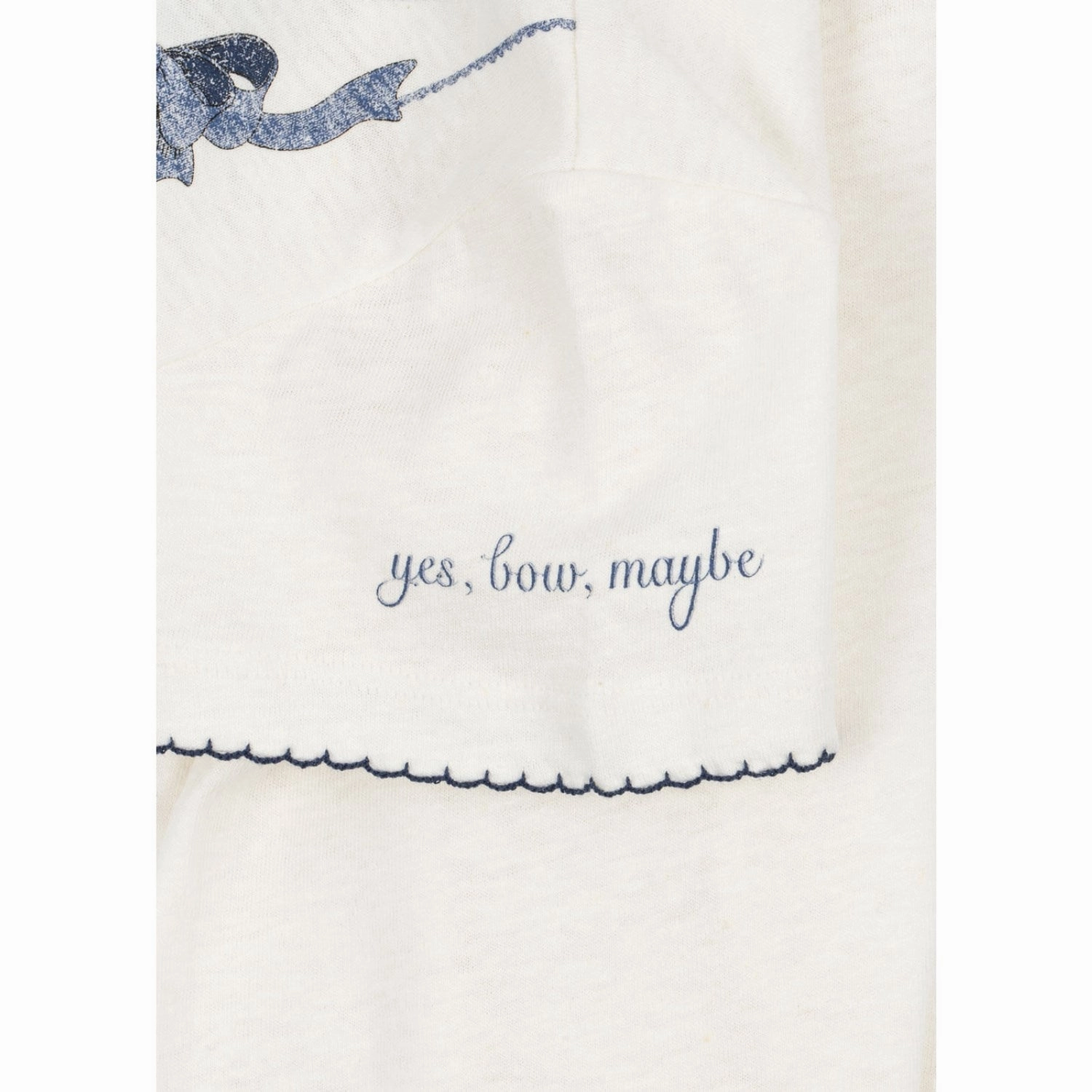 Light Outfit Konges Sl?jd Off White/Bow Collar Era Tee Ocs