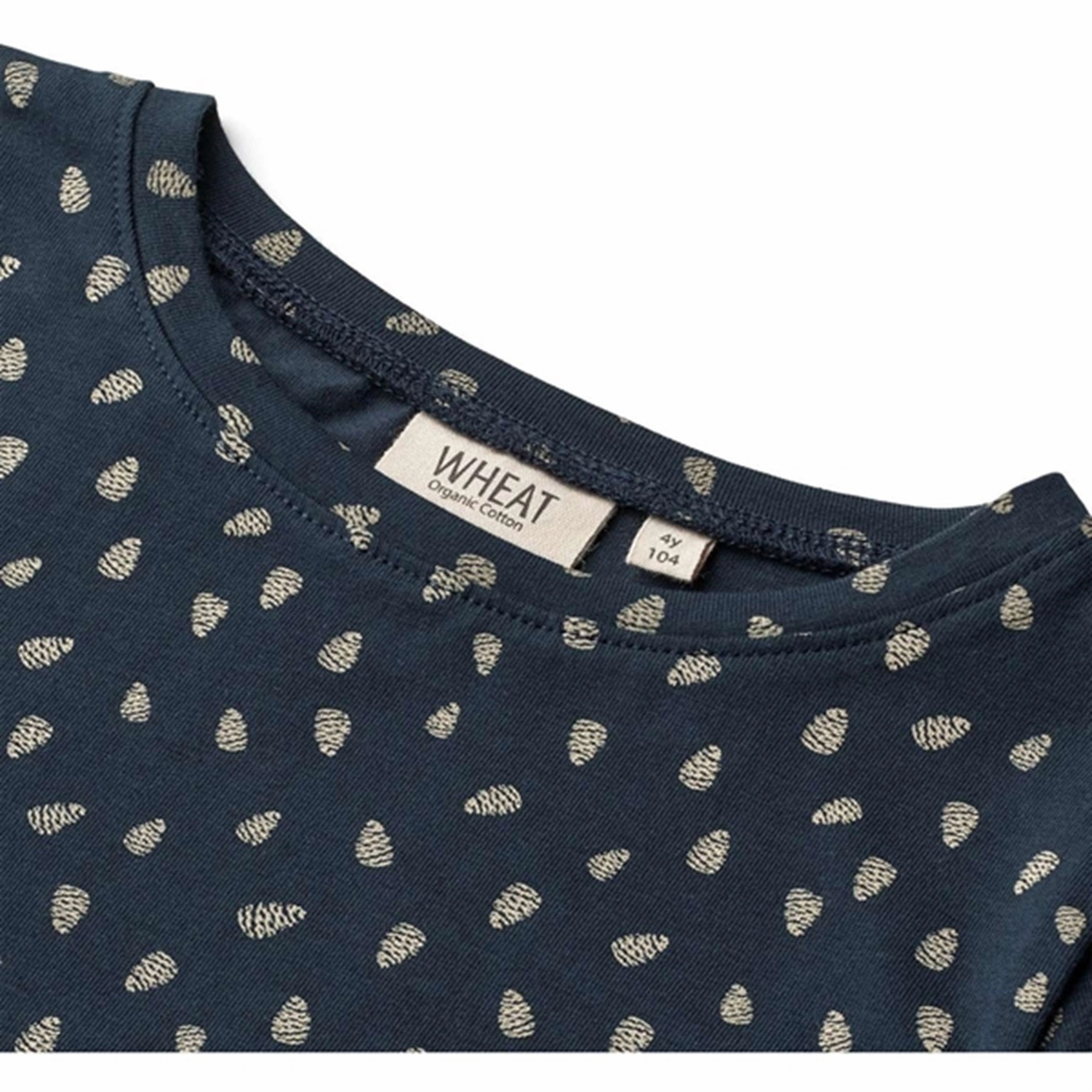 Wheat Navy Spruceone Manna Blouse No Slip Shoulder Grip Button front