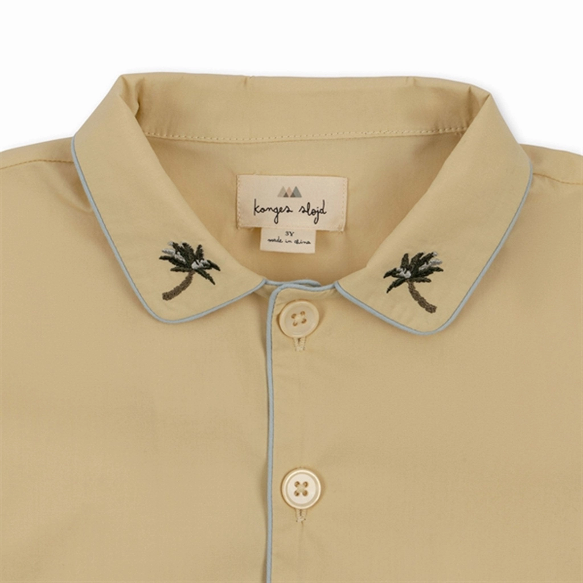 Konges Sl?jd Sea Mist Marin Shirt Unisex Choice Loose style