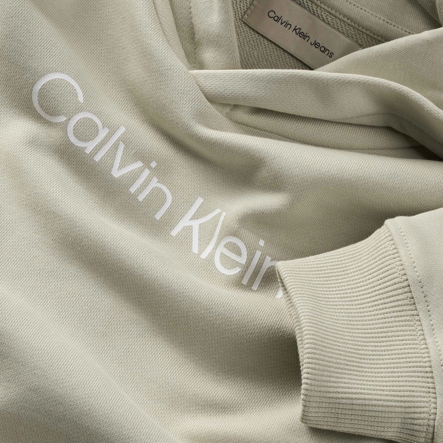 Soft Inner Lining Calvin Klein Pelican Inst. LAndo Reg. Terry Hoodie