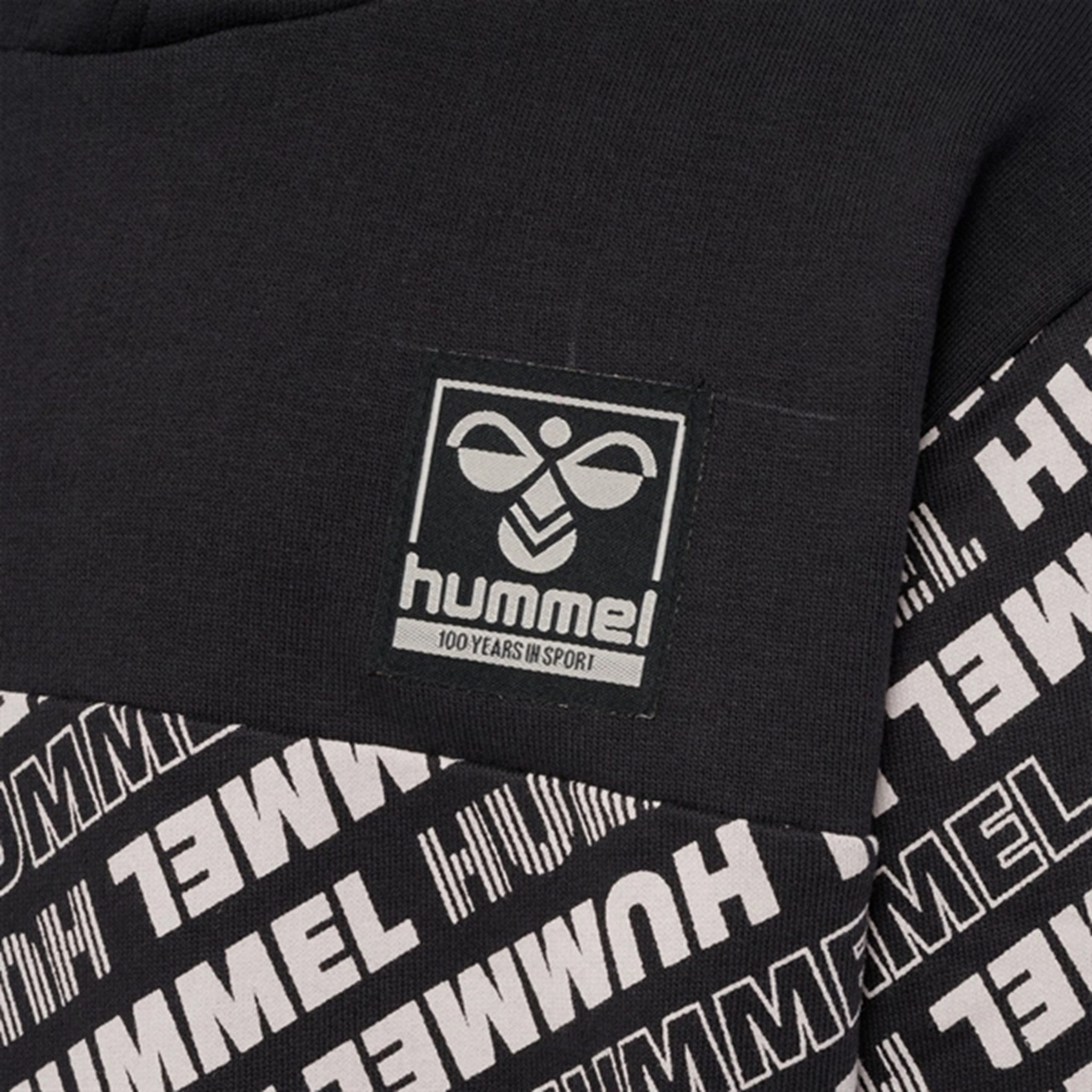 Hummel Black Cameron Hoodie French Terry Cloth