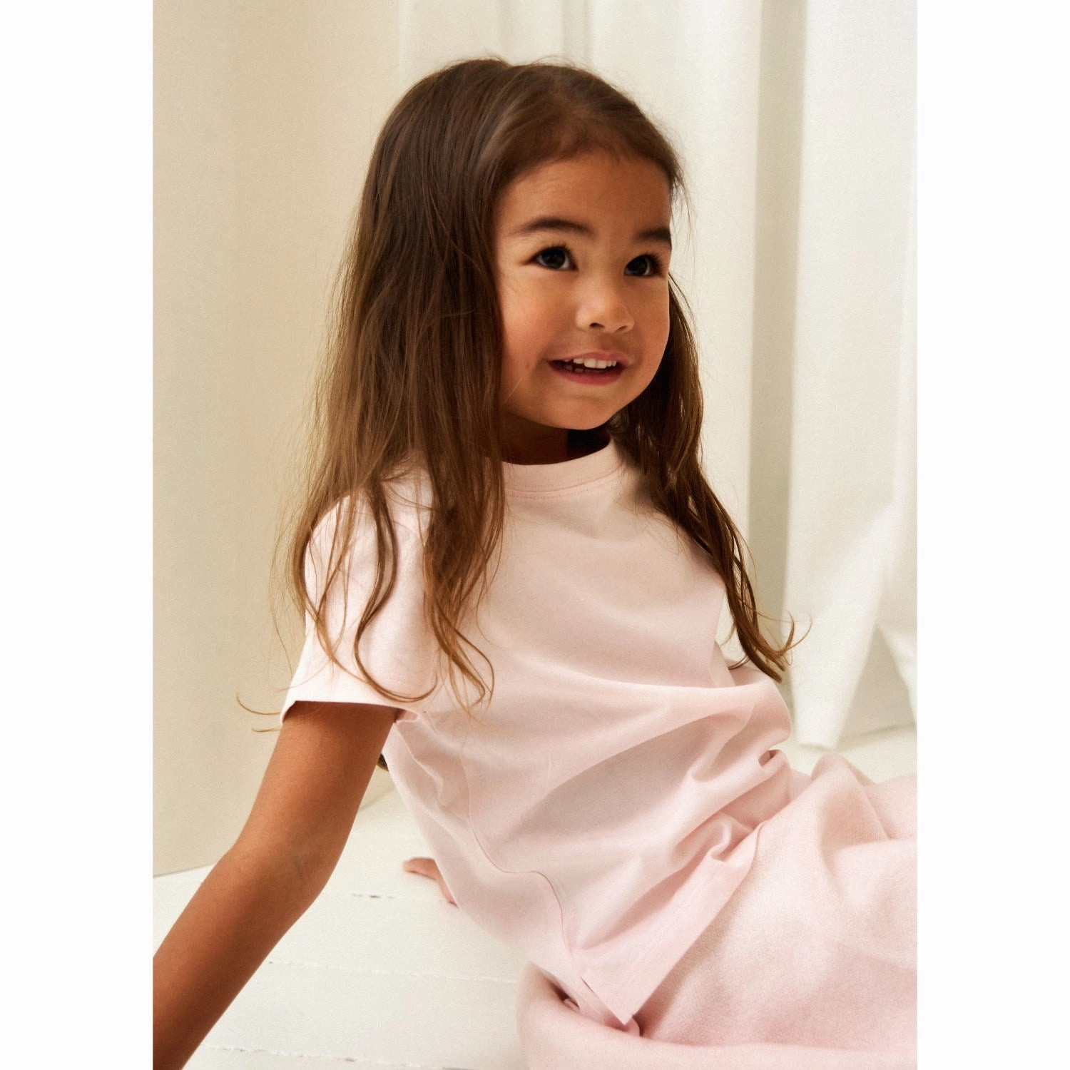 City Smart Look HOLMM Light Soft Rose Luis Cotton T-Shirt