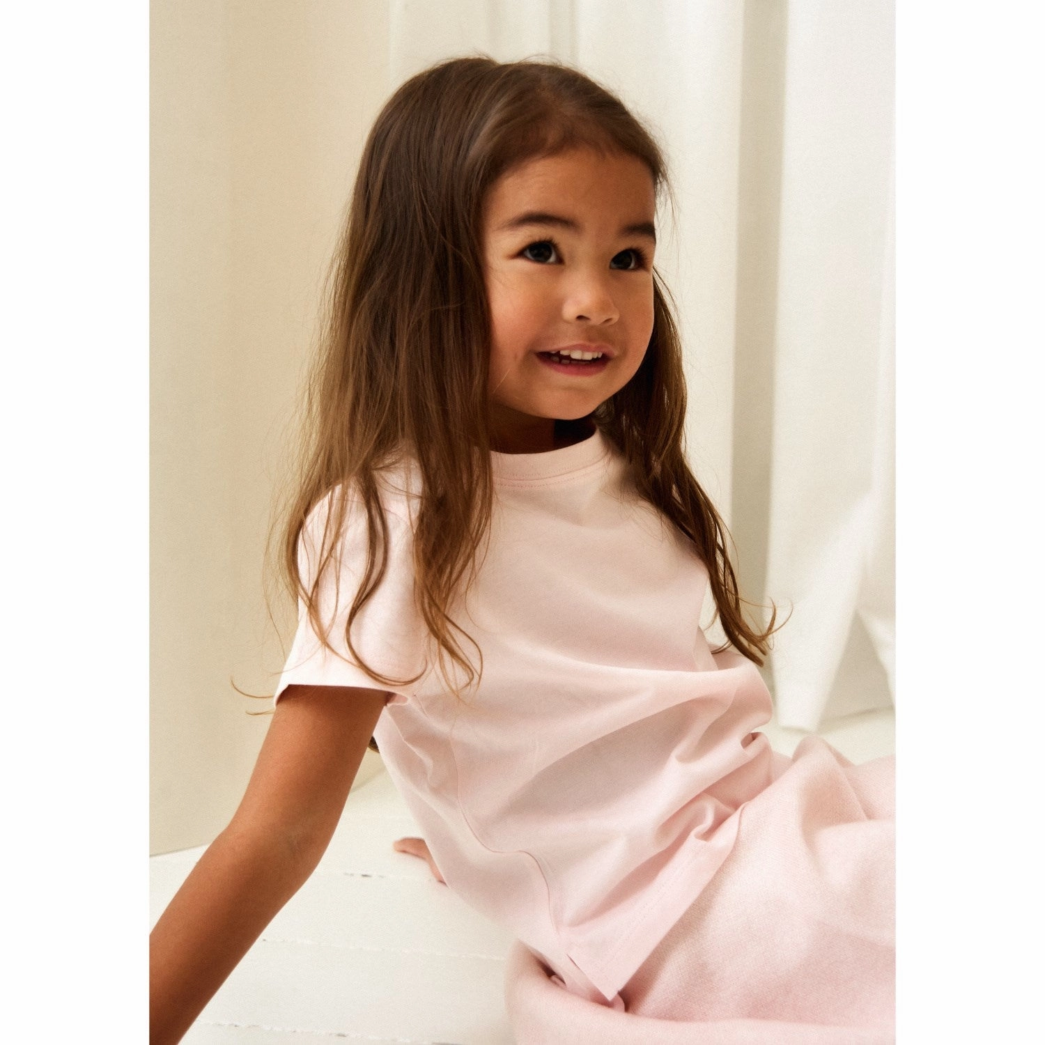 UltraSoftBrushedInterior Durable Knitwear HOLMM Light Soft Rose Luis Cotton T-Shirt