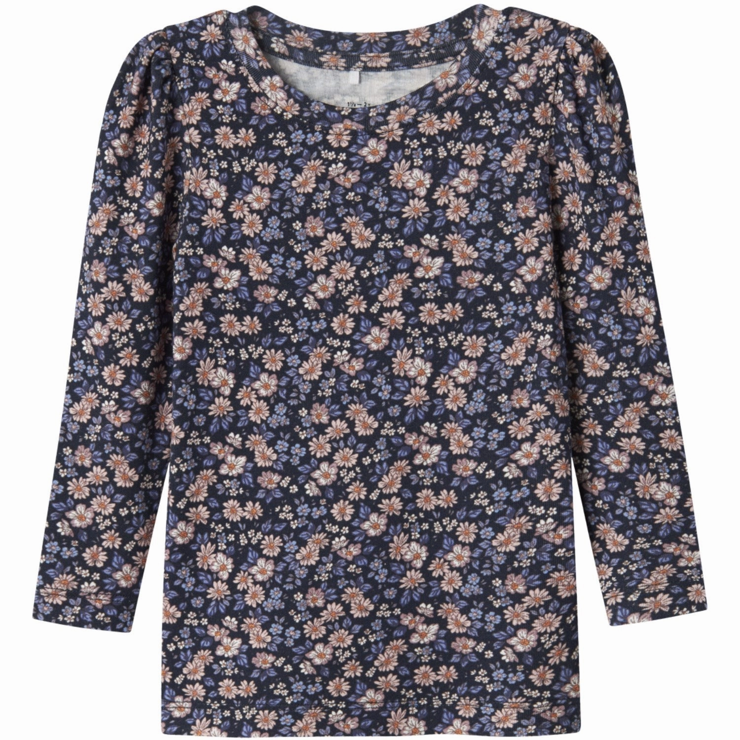 Non Static Finish Matte Finish Name It Navy Blazer Nmfoalia Xsl Ls Top