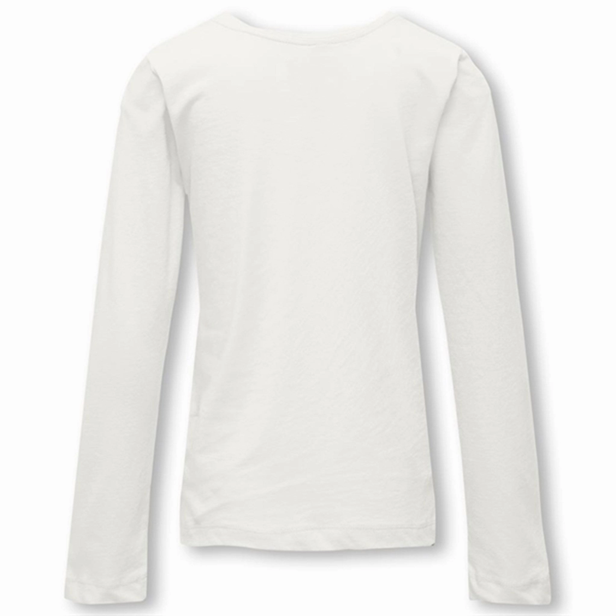 Kids ONLY Cloud Dancer New Only T-Shirt Noos Multi Layer Stitching Floral Motif