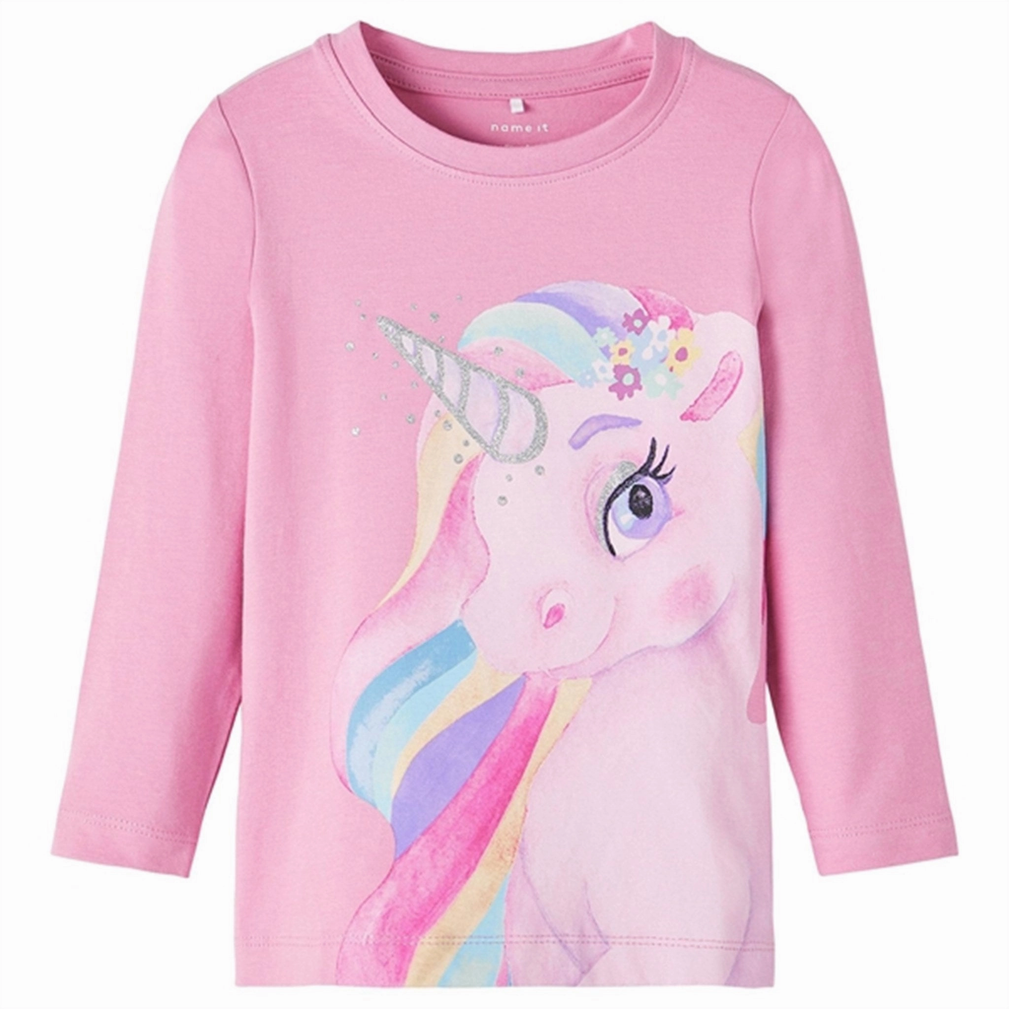 Name it Orchid Smoke Bonnie Blouse High-End Finish Bold Pattern