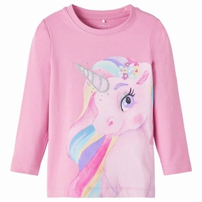 Name it Orchid Smoke Bonnie Blouse High-End Finish Bold Pattern