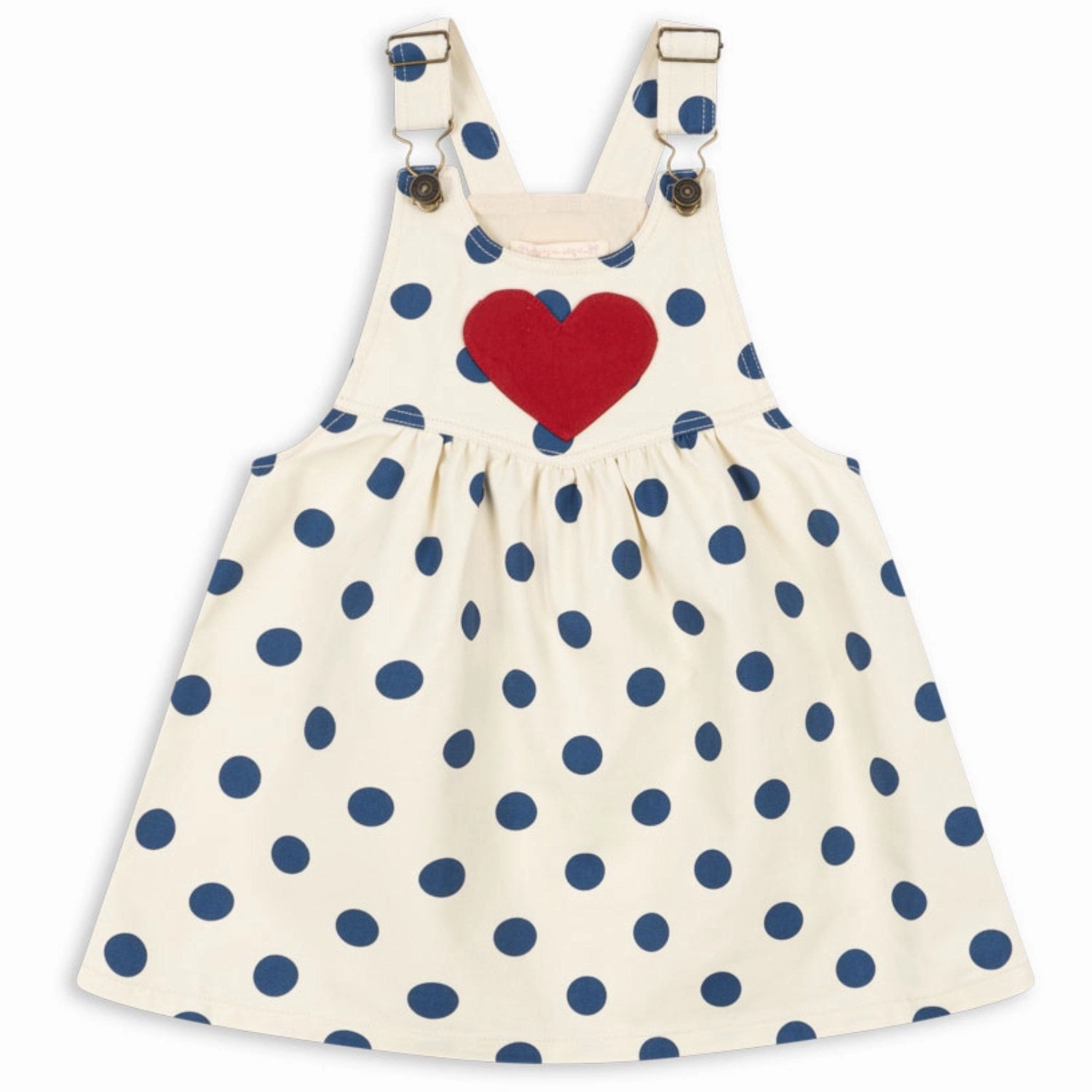 Konges Sl?jd Blue Dot Nola Spencer Dress Gots Workwear Comfort Work Appropriate