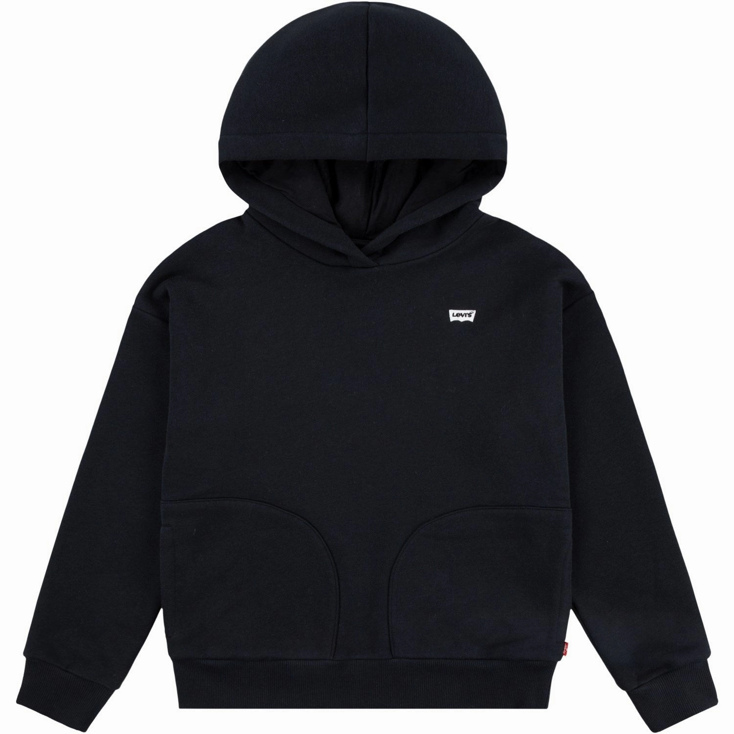 Skiing wear Levi's BLACK Chest Hit Pullover Hoodie