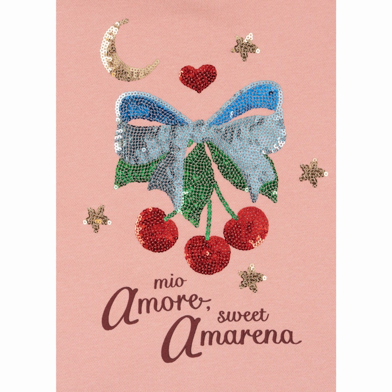 Floral Print Konges Sl?jd Mellow Rose Lou Sequin Sweat Zip Hood Ocs