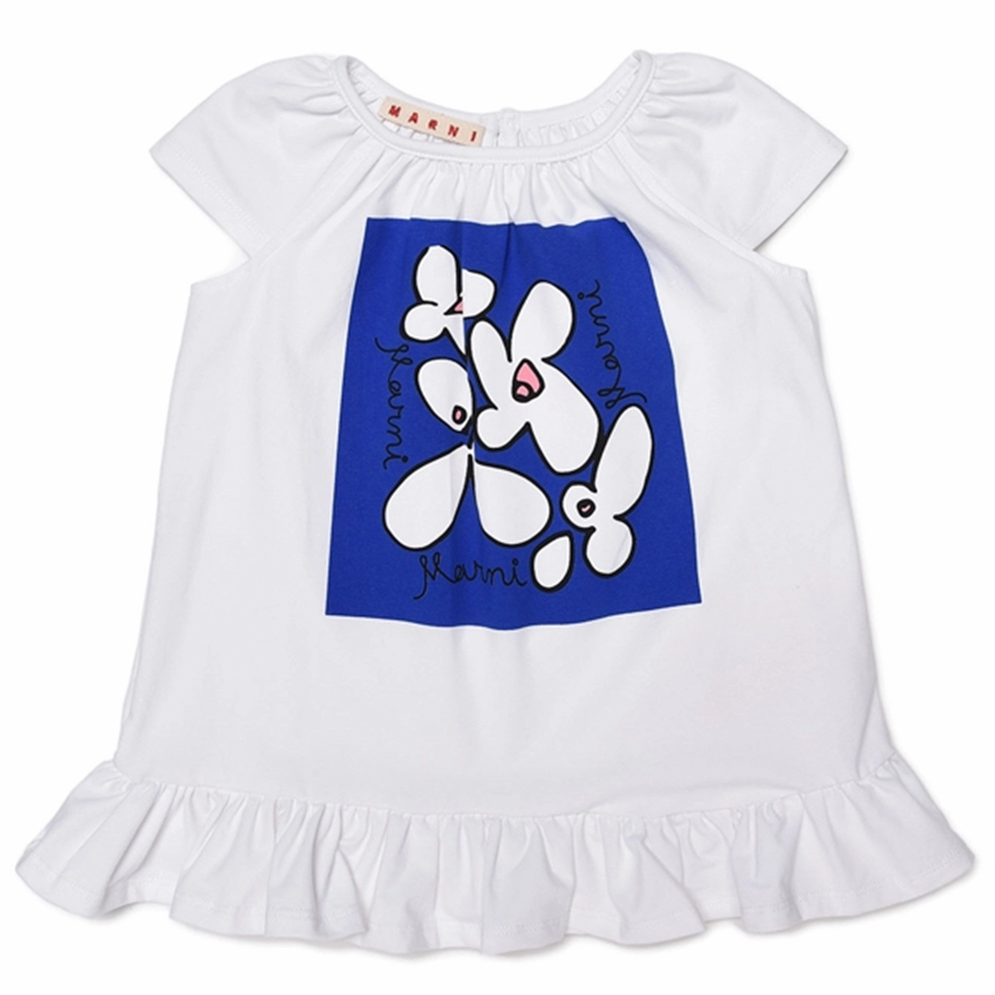 FlatlockSeam Marni White Dress