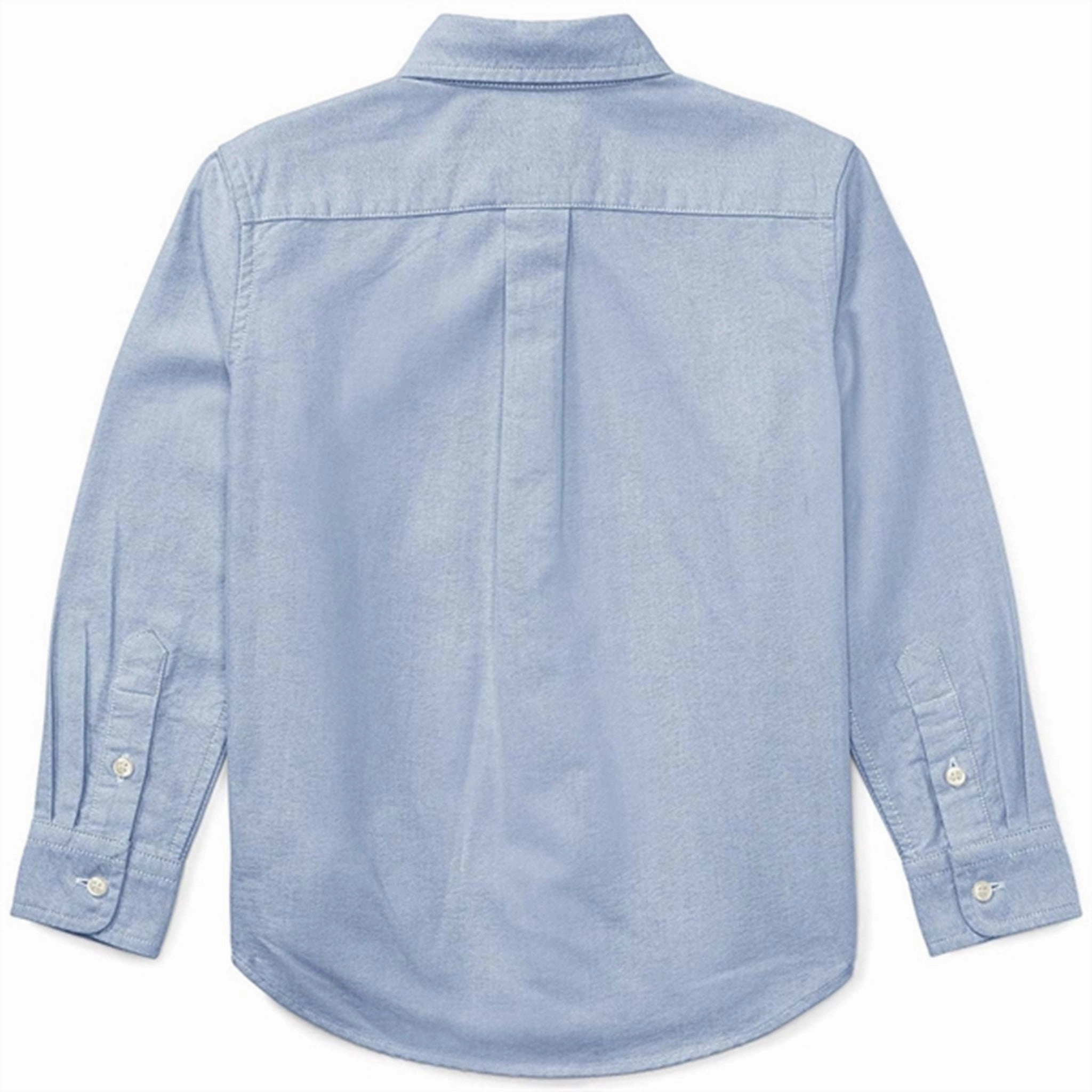 Smooth Cotton Blend Weekend Adventure Polo Ralph Lauren Boy Long Sleeved Shirt BSR Blue