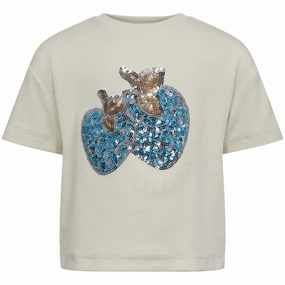 Sofie Schnoor Antique White T-Shirt Fashionable Layer