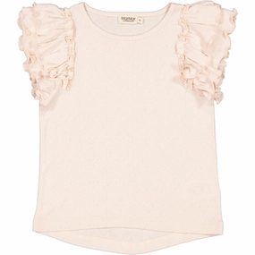 Comfy Casual MarMar Modal Barely Rose Tavora Frill Pointelle T-shirt