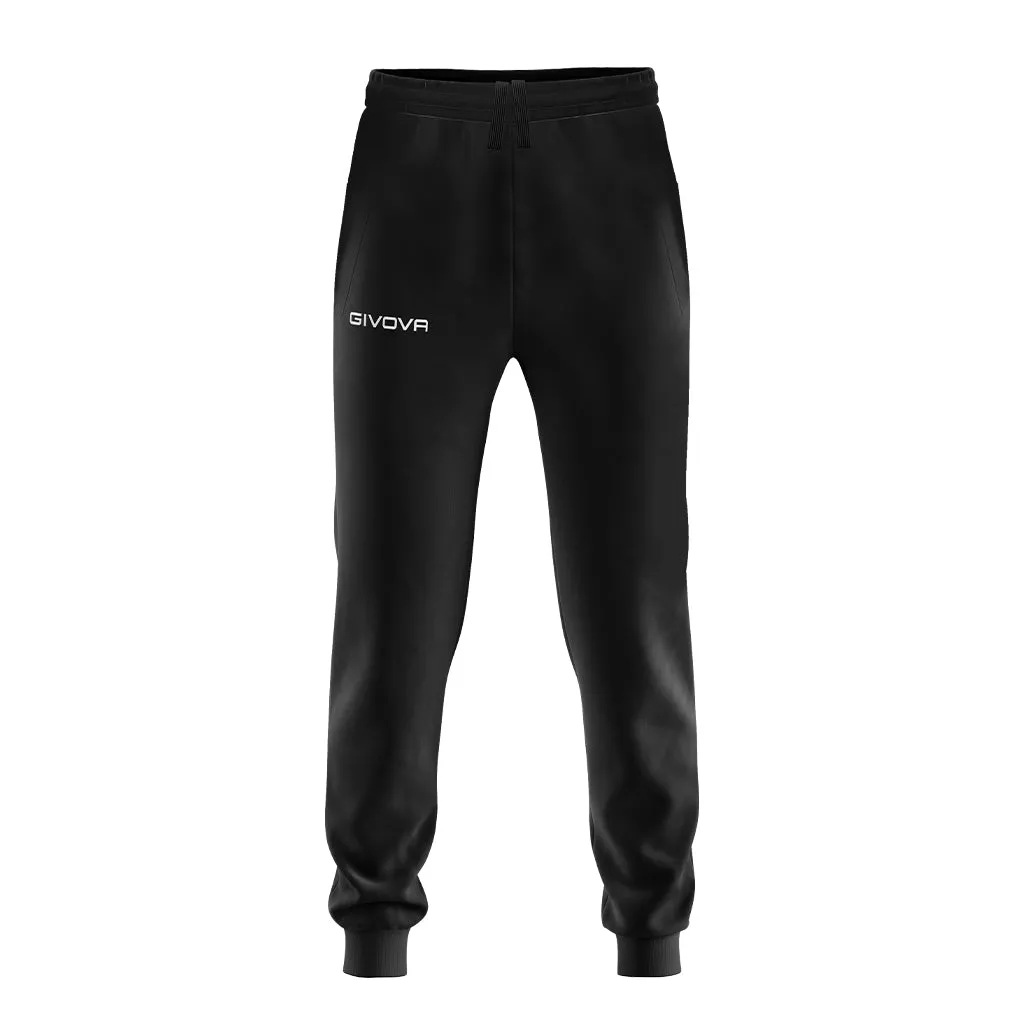 Givova Pantalone sportivo All Sport P024 0010 nero High Rise Design Chic Design