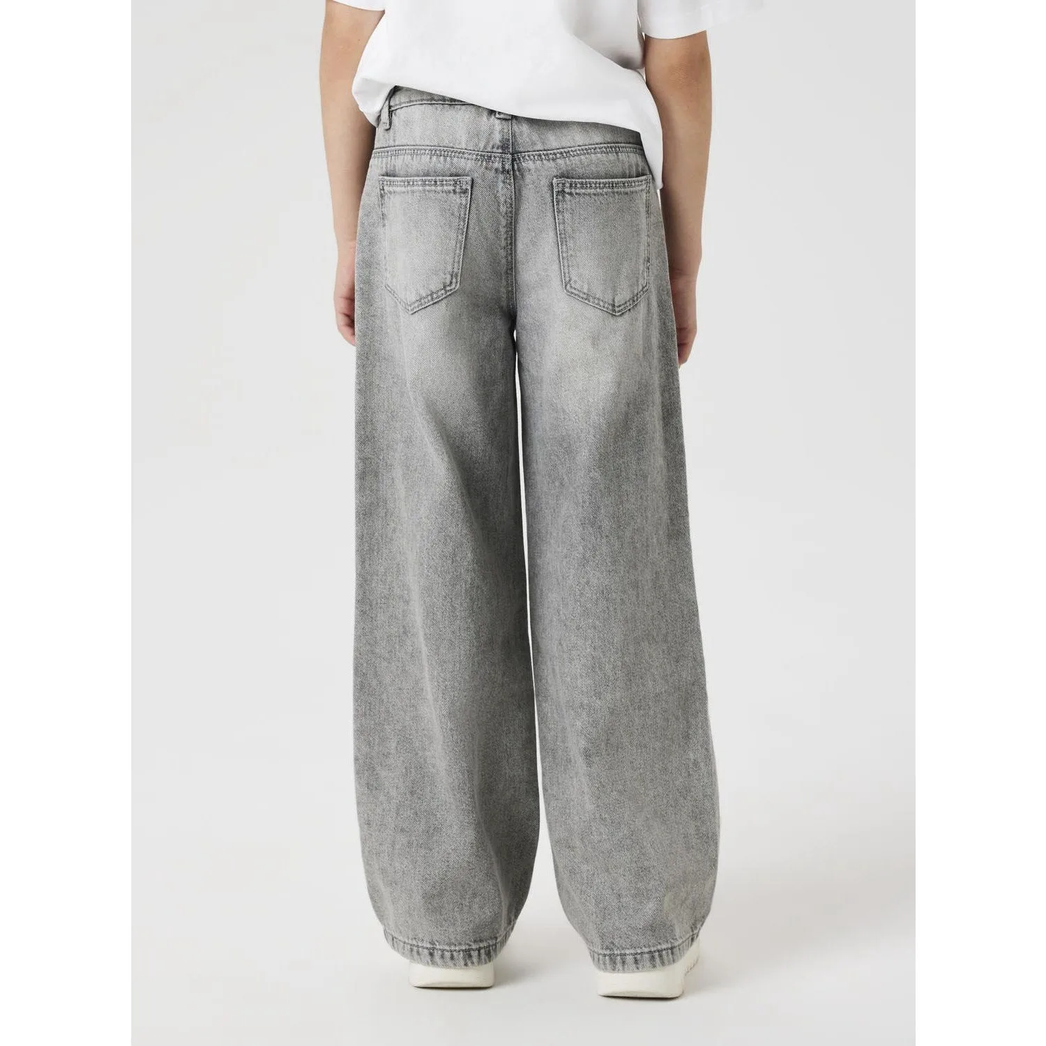 Name It Light Grey Denim Rose Wide Jeans Noos Durable Construction