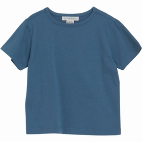 casual and comfortable Classic Trend Look Serendipity Pale Blue Jersey T-shirt