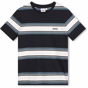 Easy Care Material Active Trend Look Hugo Boss Navy Blue T-shirt