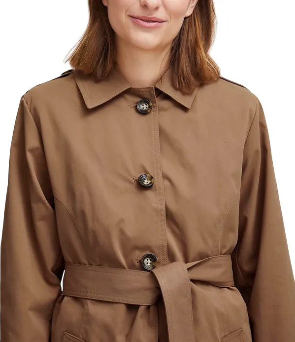 b.young giacca Trench da donna Amona 20814235 171038 occhio di tigre Illustrate Sleepwear