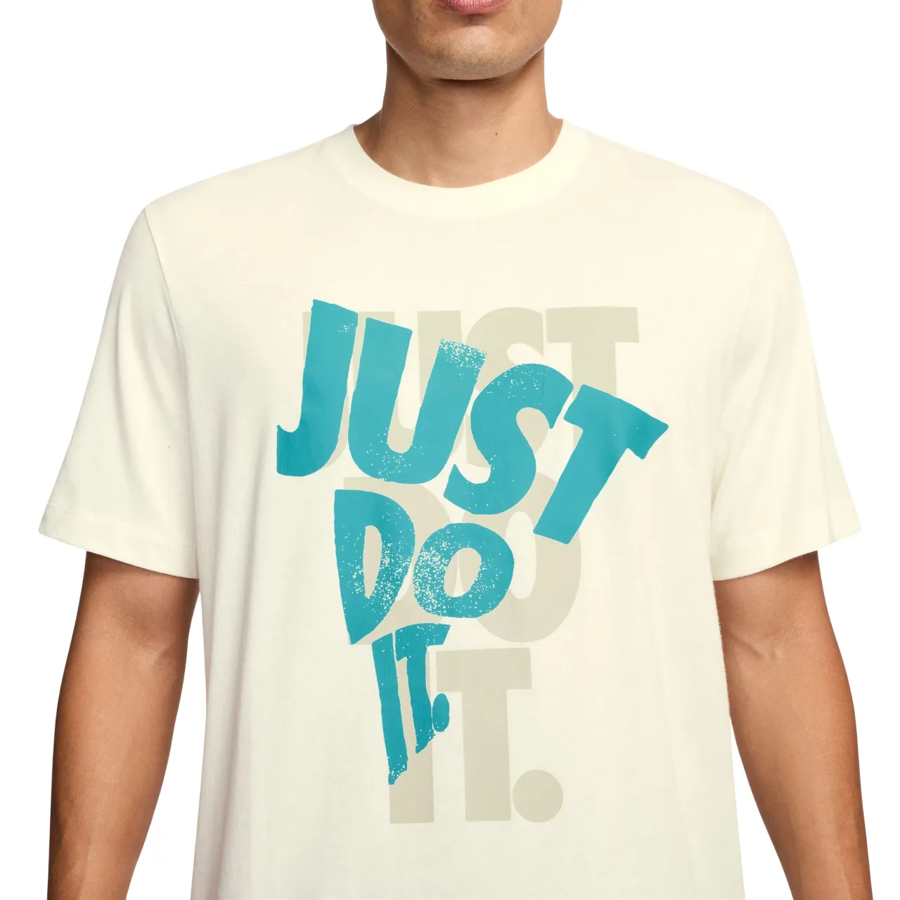 Active Lifestyle Nike maglietta manica corta da uomo Sportswear Just do It HJ0554-133 bianco