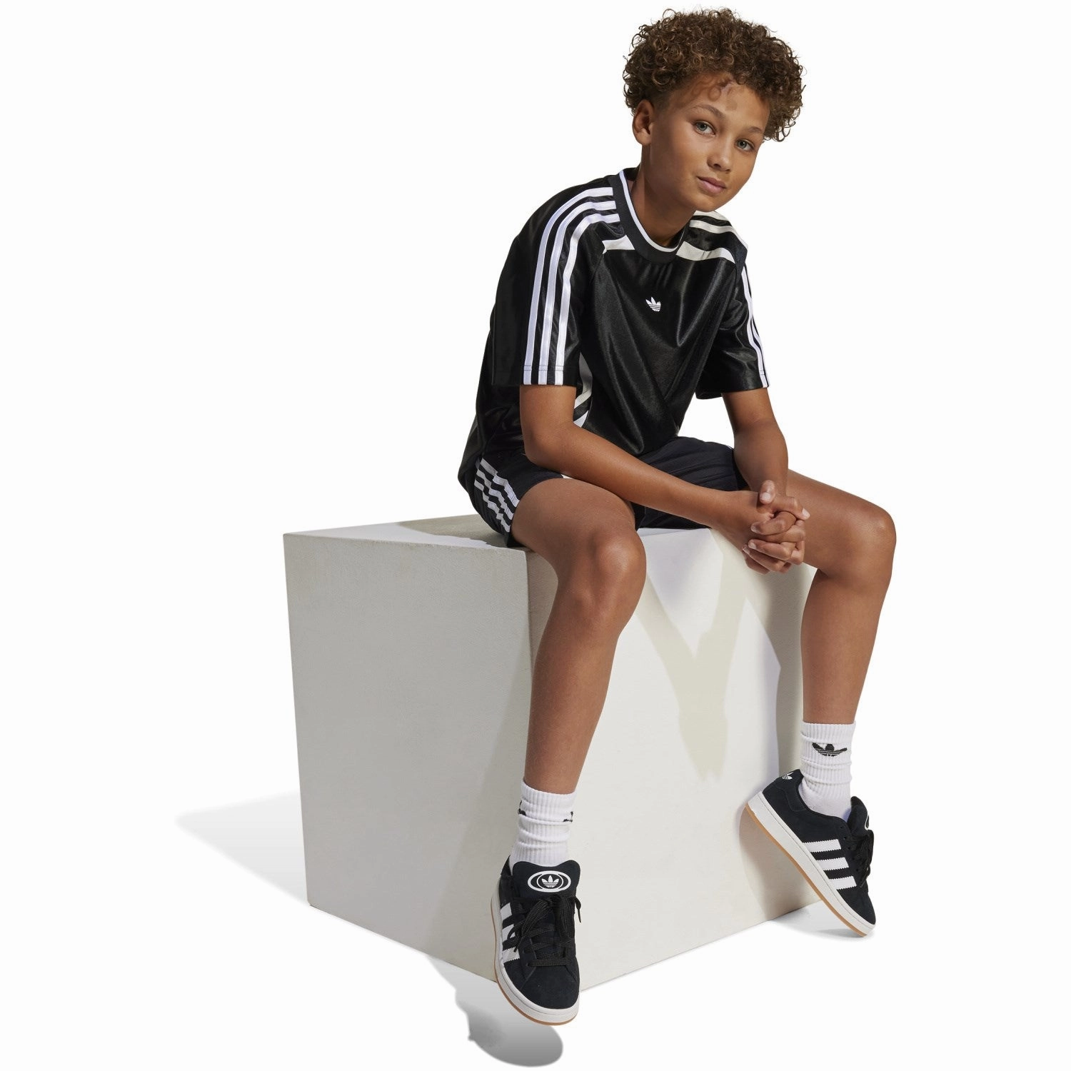 Comfy Top Non Irritating Seams adidas Originals Black T-Shirt