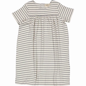 MarMar Stormy Blue Stripe Dorthea Dress Minimal Outfit Tulle Air