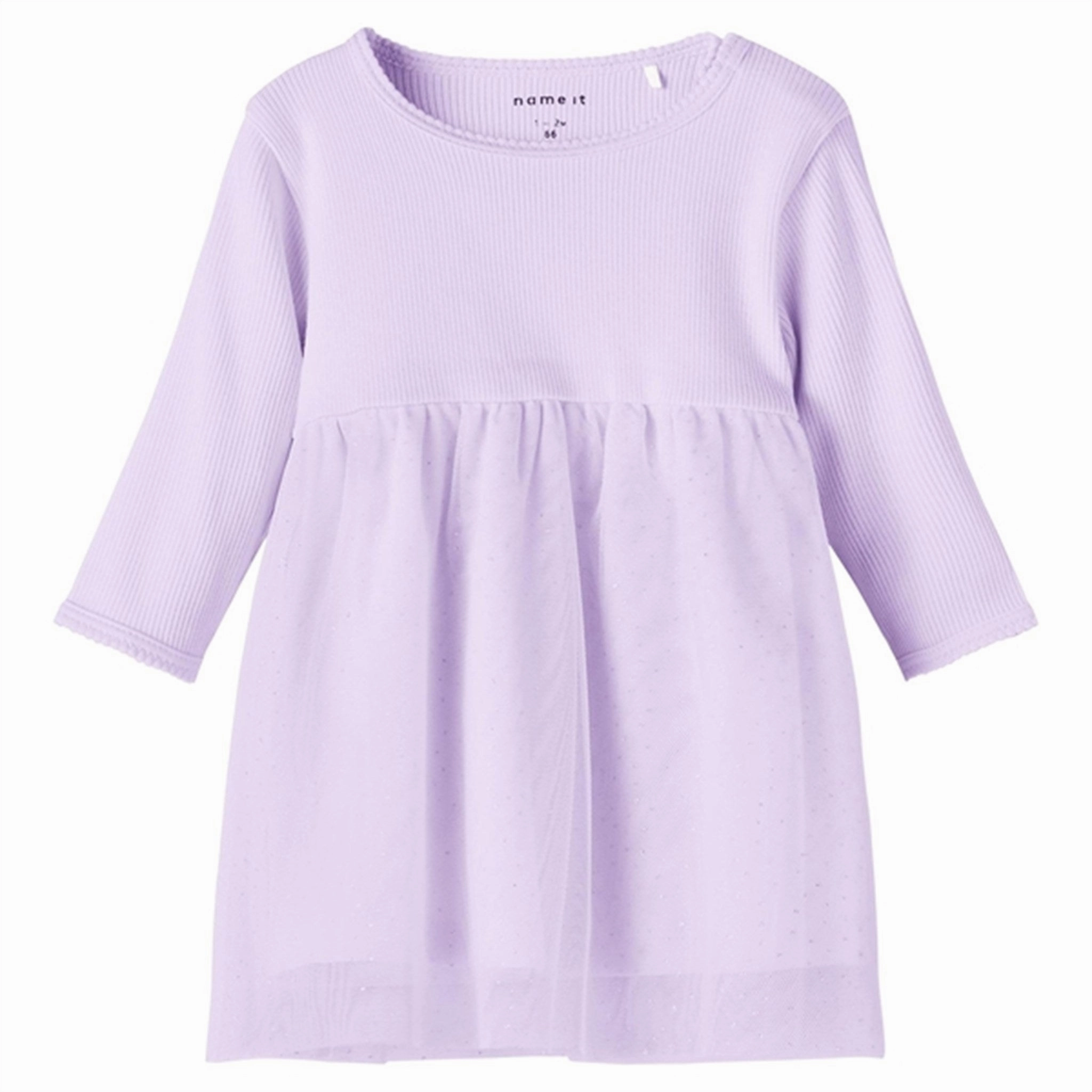 Flap-Detail Timeless elegance Name it Orchid Bloom Hinny Dress