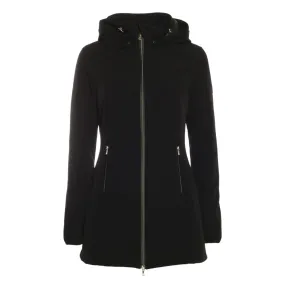 Yes Zee cappotto da donna con cappuccio e trapunta O047 L300 0801 nero Base Layer Windproof Wear