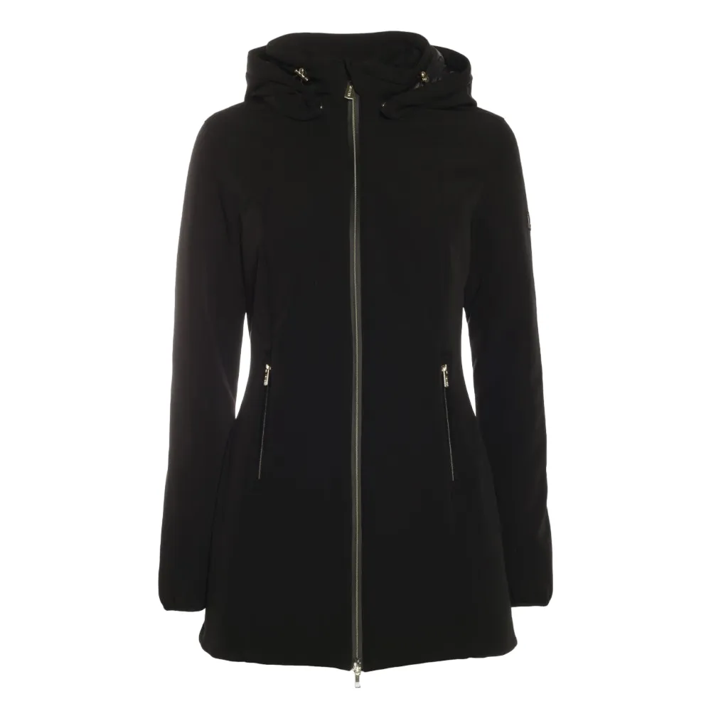 Quick Adjust Straps Yes Zee cappotto da donna con cappuccio e trapunta O047 L300 0801 nero