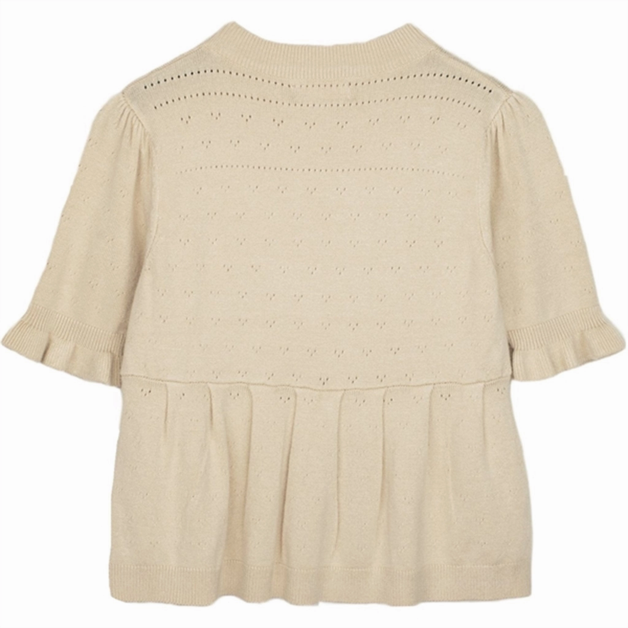 Perfect for Layering casual outing Fliink Sandshell Fame Embr. Ss Top