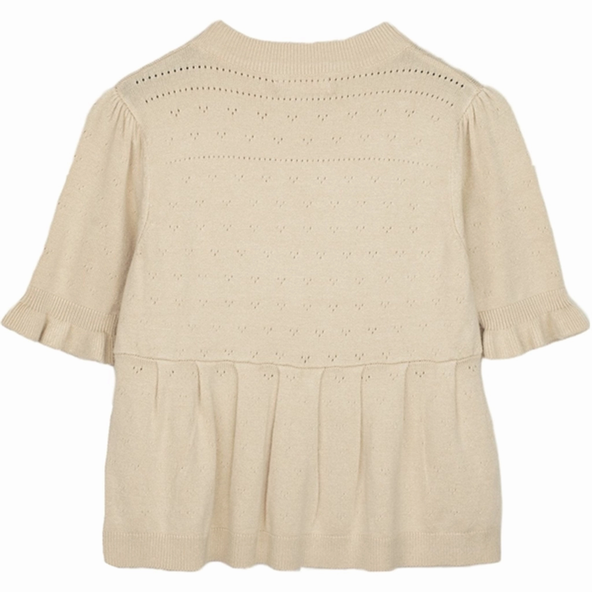 Fliink Sandshell Fame Embr. Ss Top Bold Style Solid color purity