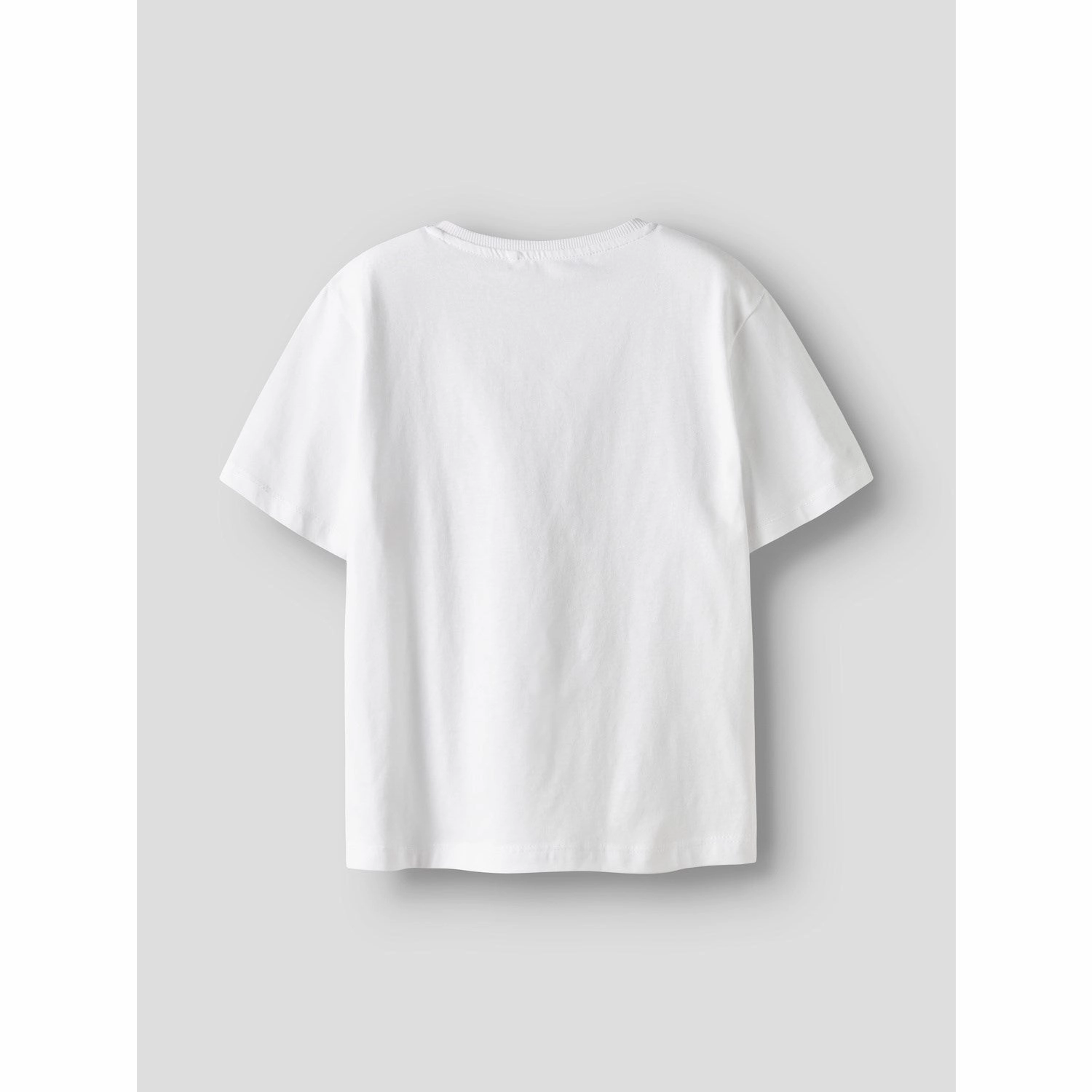 MinimalistStitching monochromatic Name It Lucent White Nkmjosh Ss Nreg Top Pb