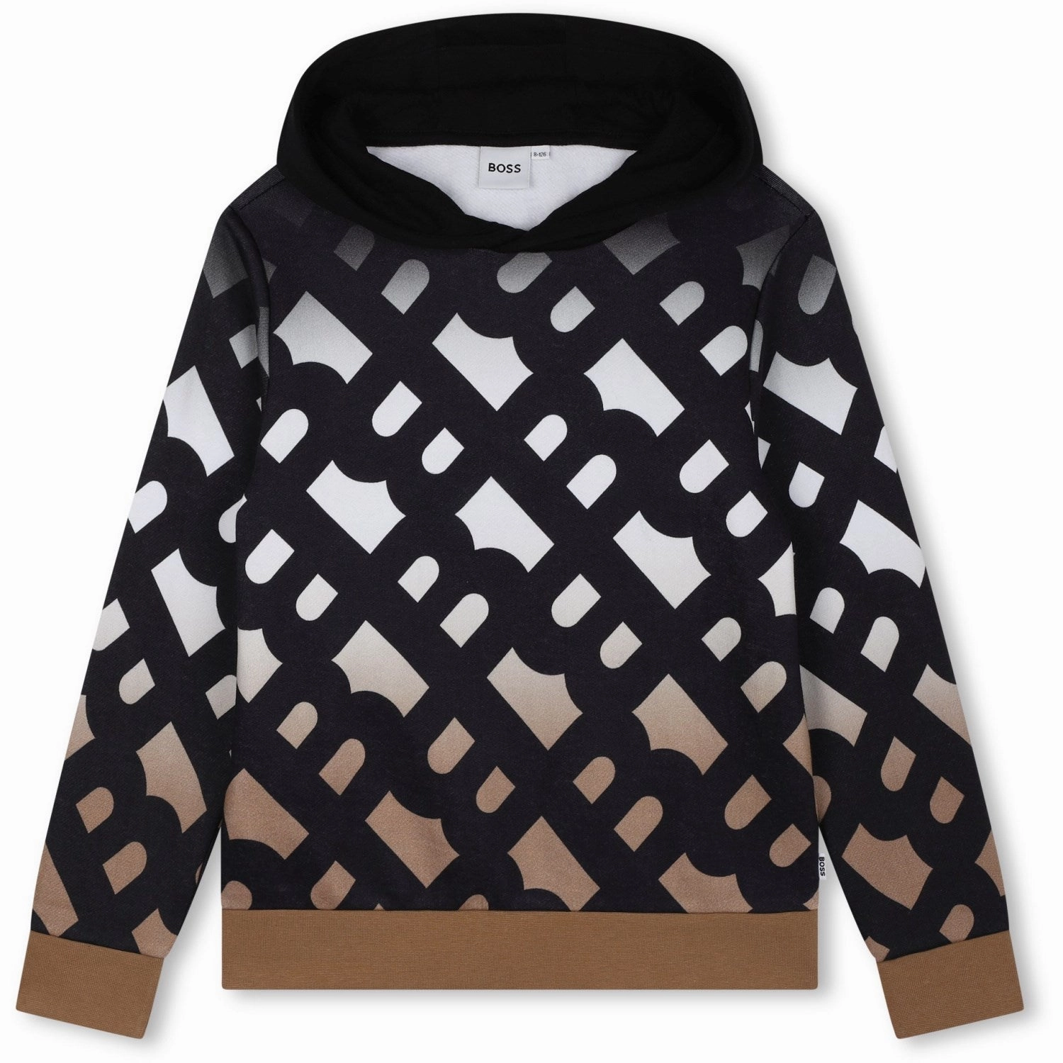 Sustainable production Hugo Boss Black Hooded Crewneck