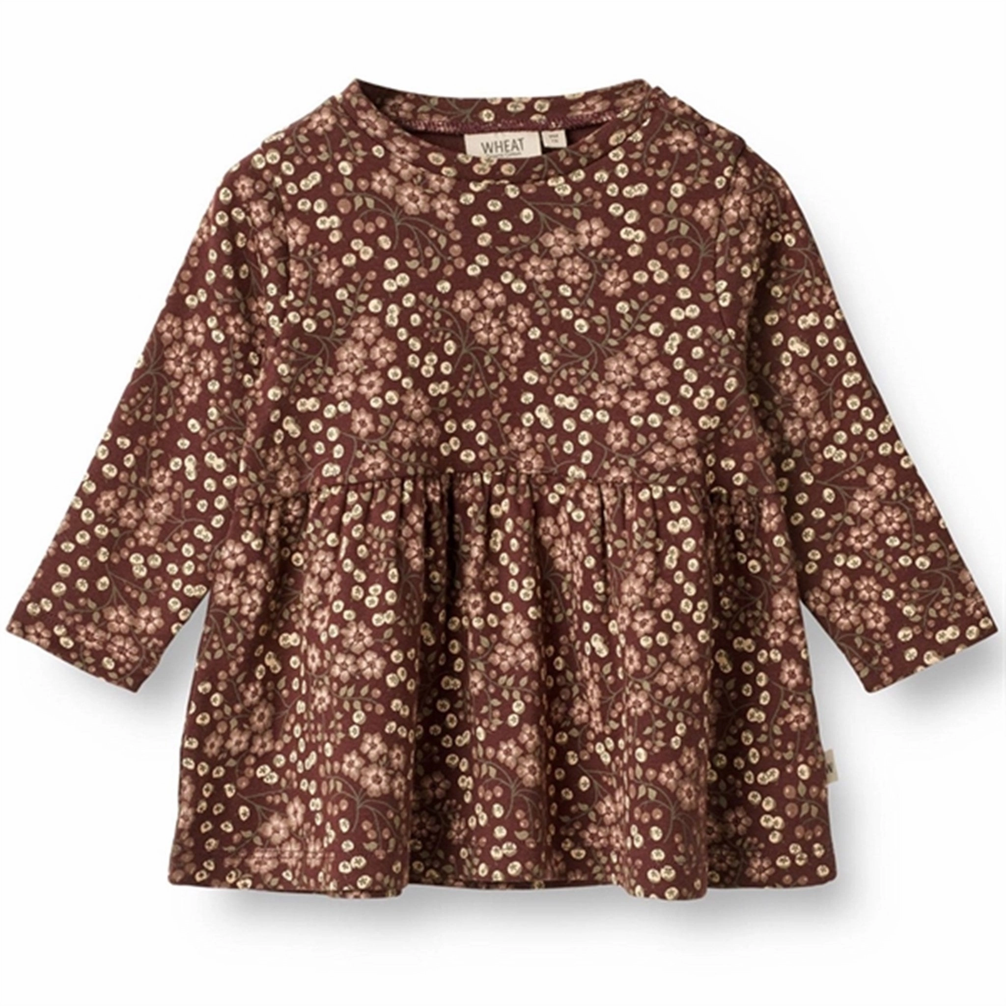 Comfy and Chic Versatile occasion dress Wheat Aubergine Berries Jersey Dress Sessa