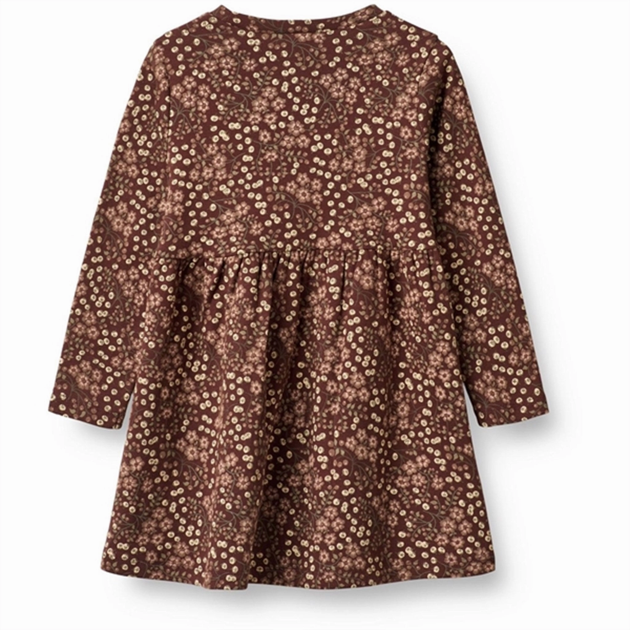 Wheat Aubergine Berries Jersey Dress Sessa Comfortable Style