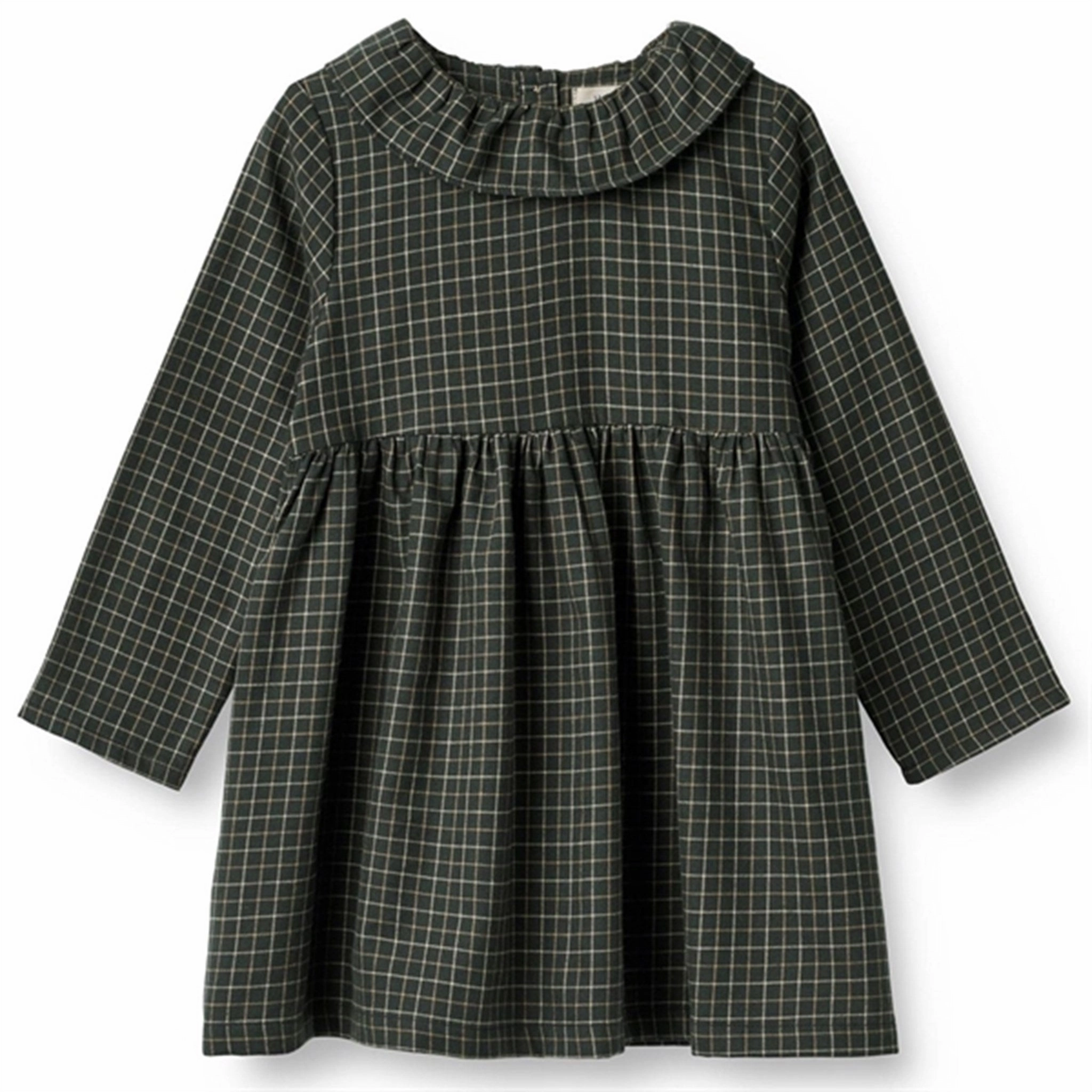 Daily Silhouette Calm Beauty Wheat Black Coal Check Dress Violetta