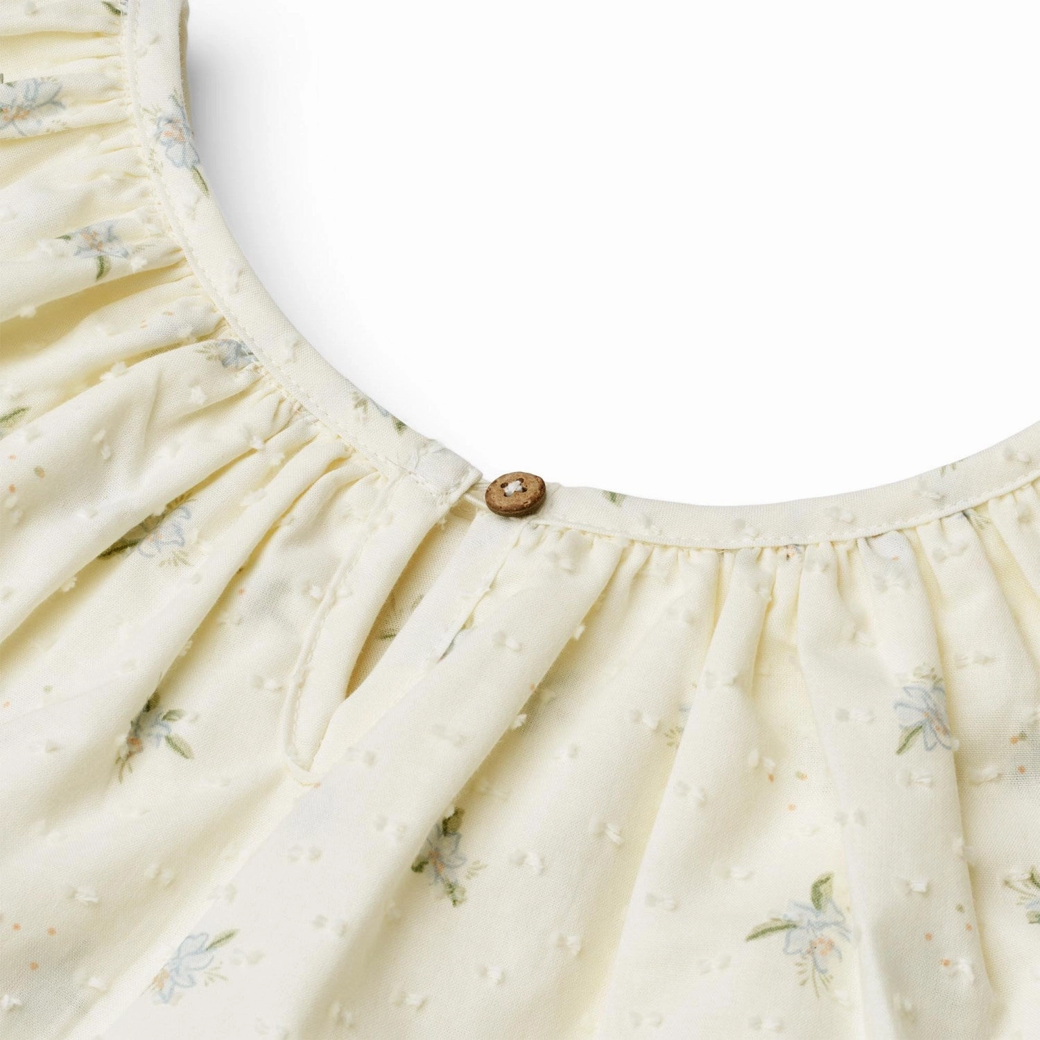 Wheat Blue Flowers Dress Bitten Chilly Comfort Nature Bloom