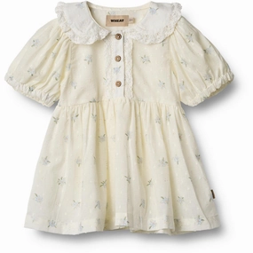 Timeless Look Wear Wheat Blue Flowers Dress S/S Adele