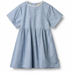 Wheat Blue Stripe Dress S/S Elma Clean Base Clean Outfit