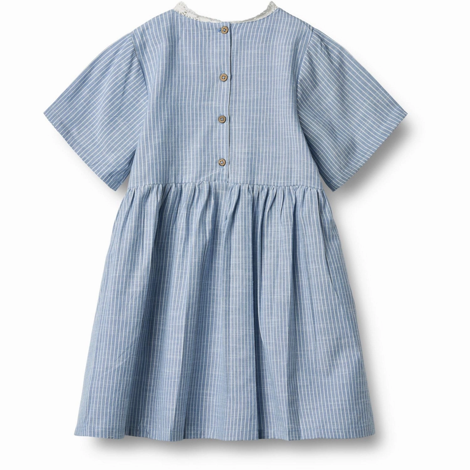 Breath Soft Wheat Blue Stripe Dress S/S Elma