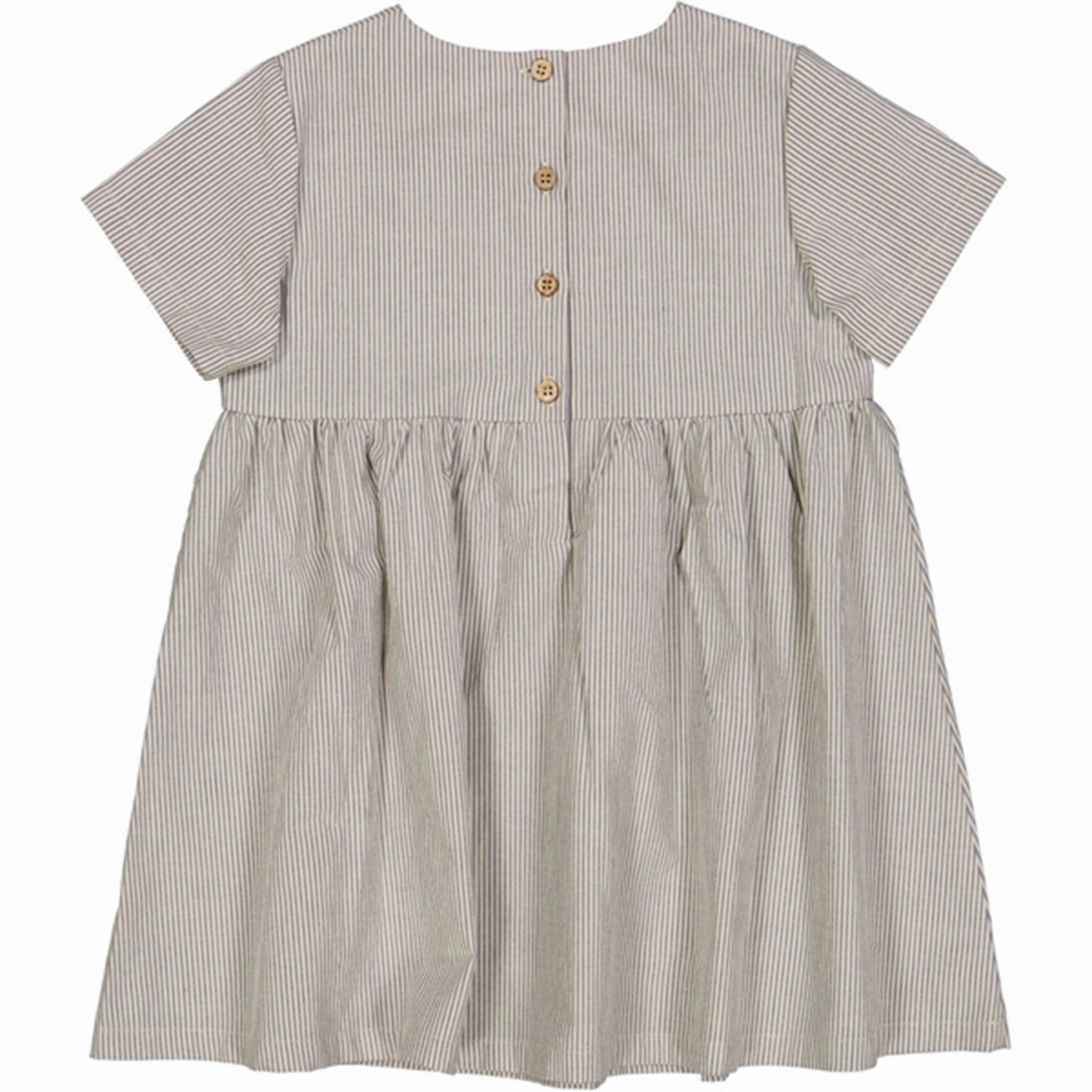 Wheat Classic Blue Stripe Esmaralda Dress Smooth Lines Urban Casual