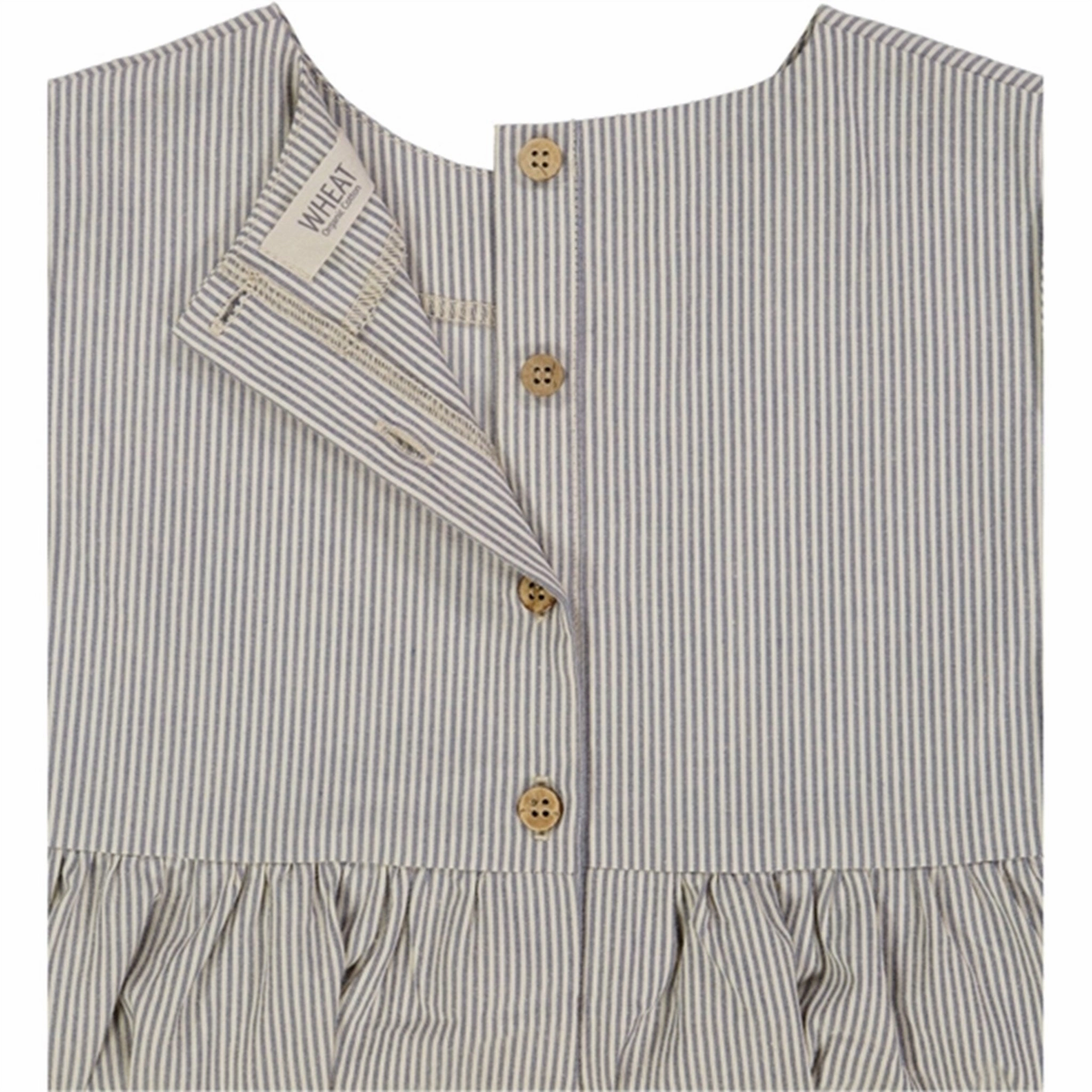 slim fit Wheat Classic Blue Stripe Esmaralda Dress