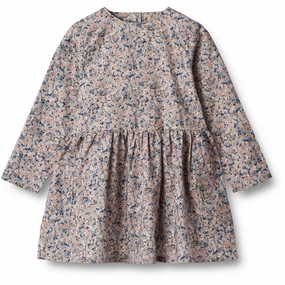 Wheat Cloudy Wild Flowers Dress Aima Soft Curve