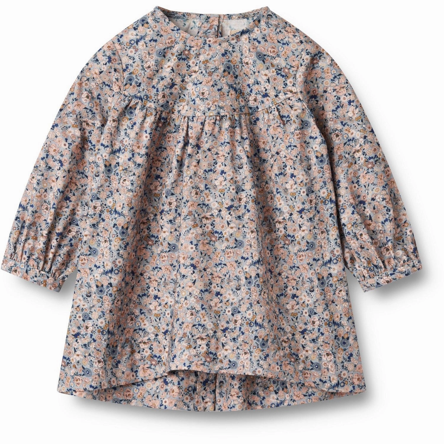 Wheat Cloudy Wild Flowers Dress Fenja Mid Season Cool Undertone